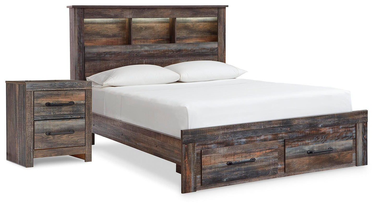 Drystan Full Bookcase Storage Bed and Nightstand — 2-Piece Signature Design by Ashley® Bedroom
