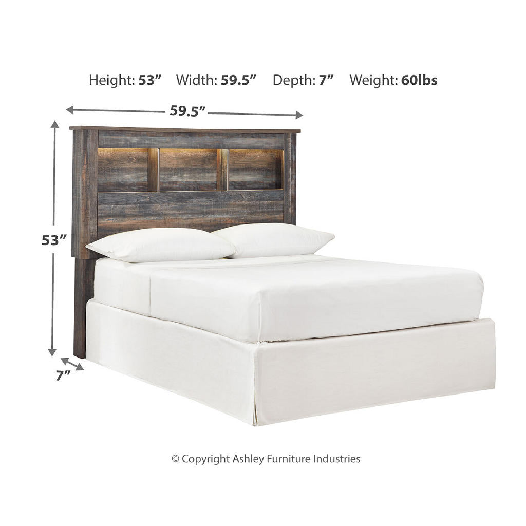 Drystan Full Bookcase Headboard Signature Design by Ashley® Headboards