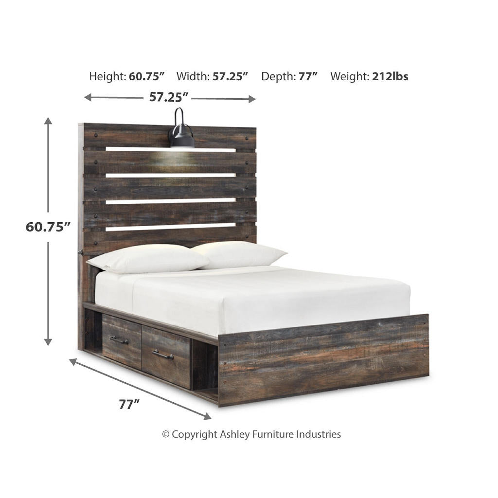 Drystan Full Panel Bed and 2 Nightstands Signature Design by Ashley® Uncategorized