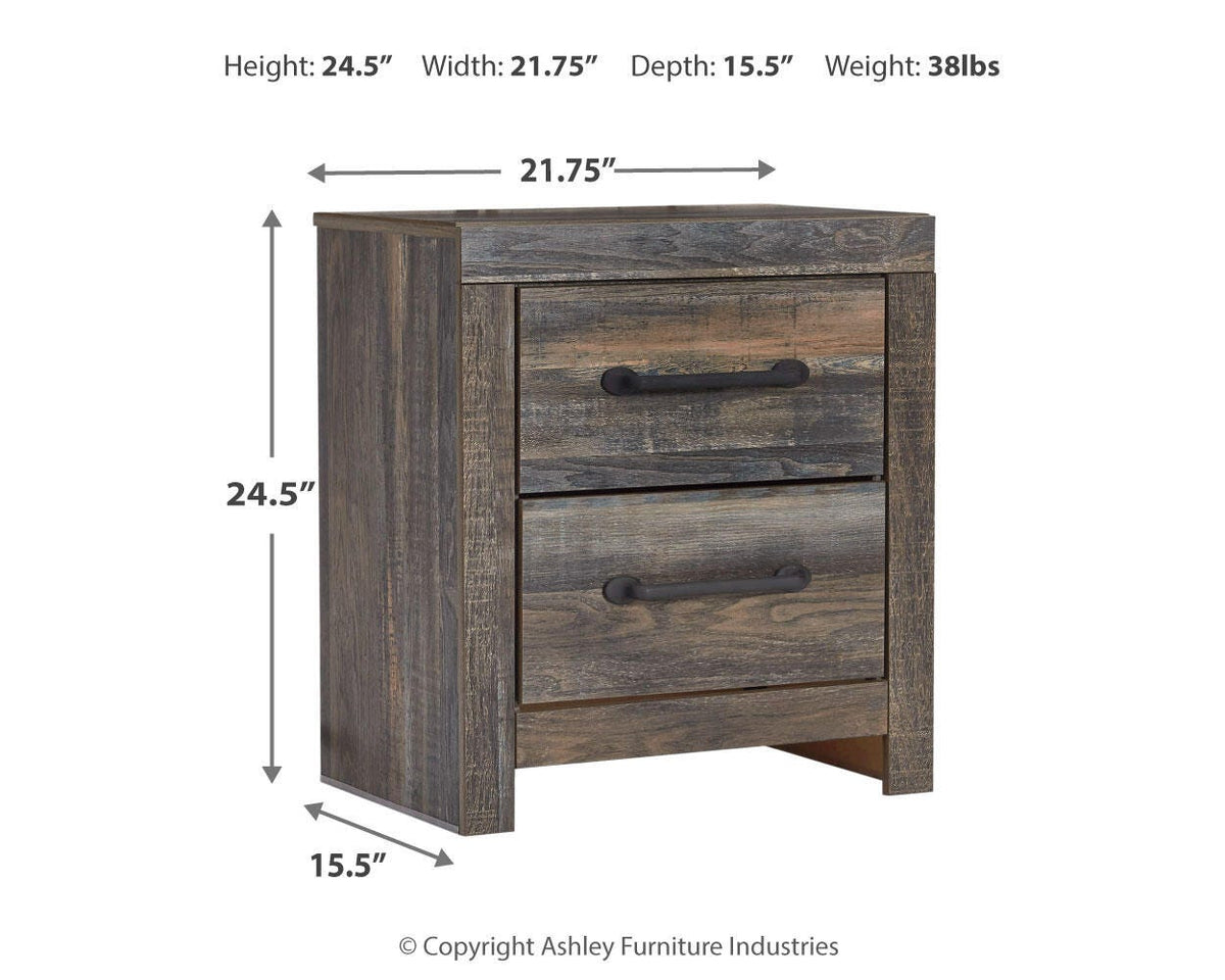 Drystan Full Bookcase Storage Bed and Nightstand — 2-Piece Signature Design by Ashley® Bedroom
