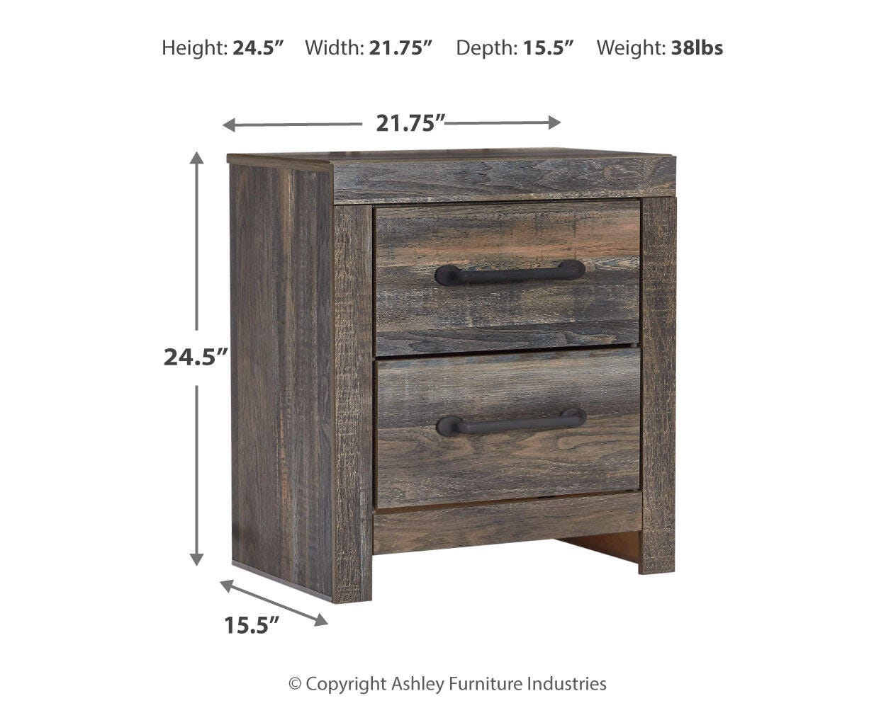Drystan Queen Panel Storage Bed, Dresser, Mirror, Chest and 2 Nightstands