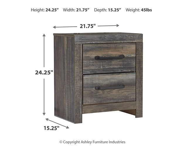 Drystan King Panel Storage Bed and 2 Nightstands