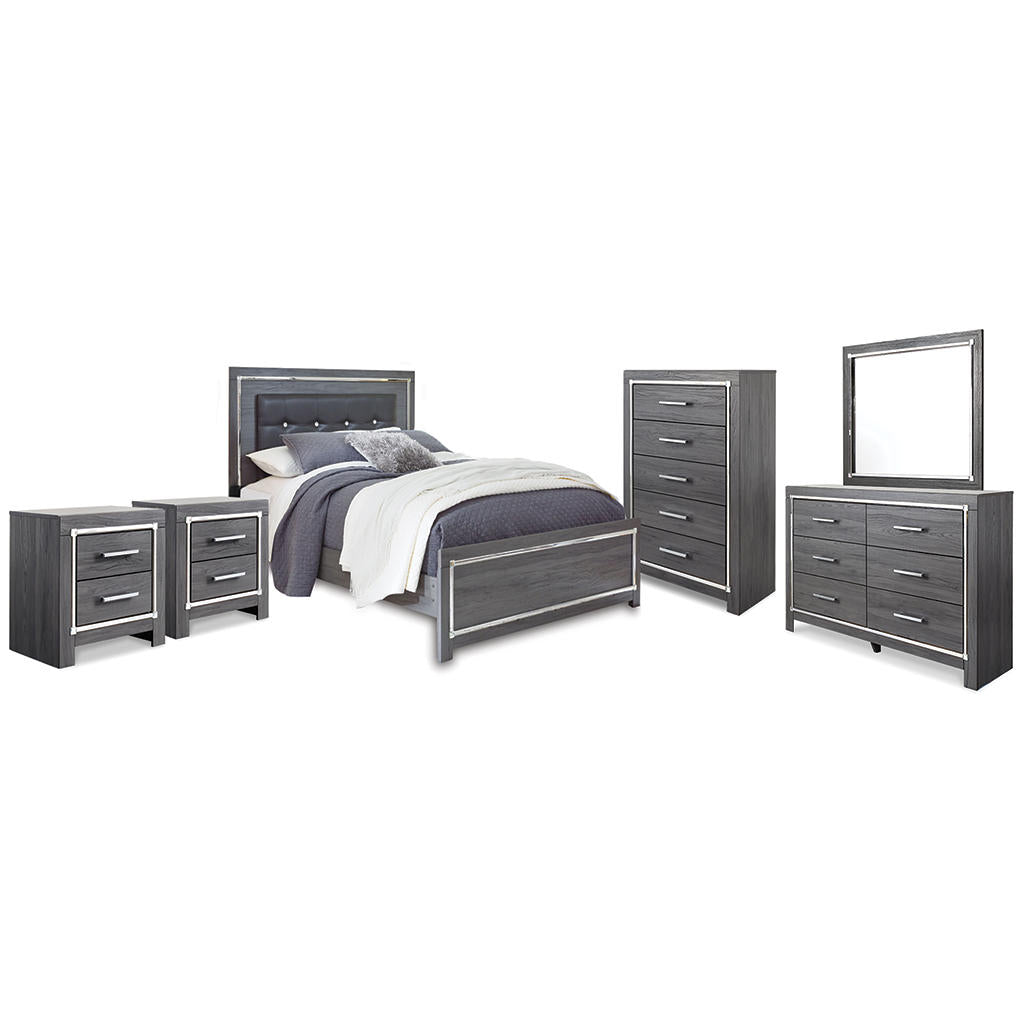 Lodanna Queen Panel Bed, Dresser, Mirror, Chest and 2 Nightstands Signature Design by Ashley® Uncategorized