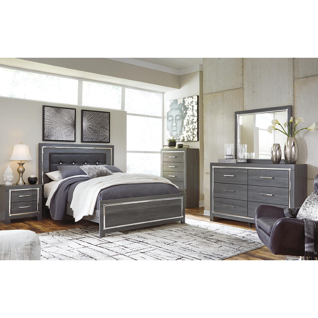 Lodanna Queen Upholstered Panel Bed, Dresser, Mirror and 2 Nightstands Signature Design by Ashley® Uncategorized