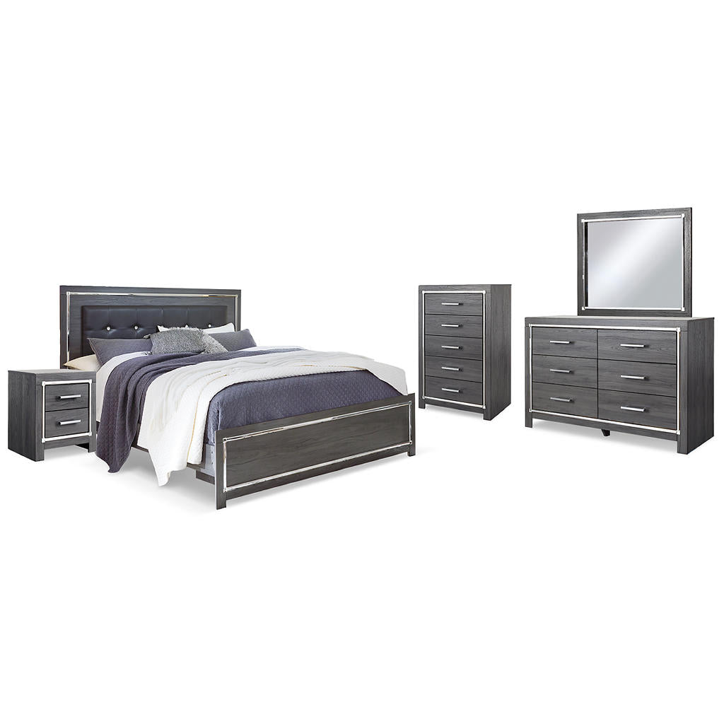 Lodanna King Panel Bed, Dresser, Mirror, Chest and 2 Nightstands Signature Design by Ashley® Uncategorized