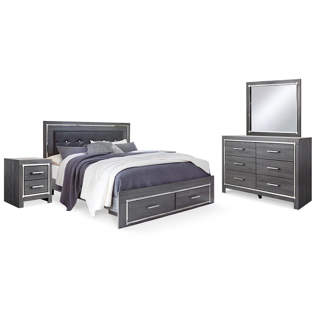Lodanna King Storage Bed, Dresser, Mirror and 2 Nightstands Set Signature Design by Ashley® Uncategorized