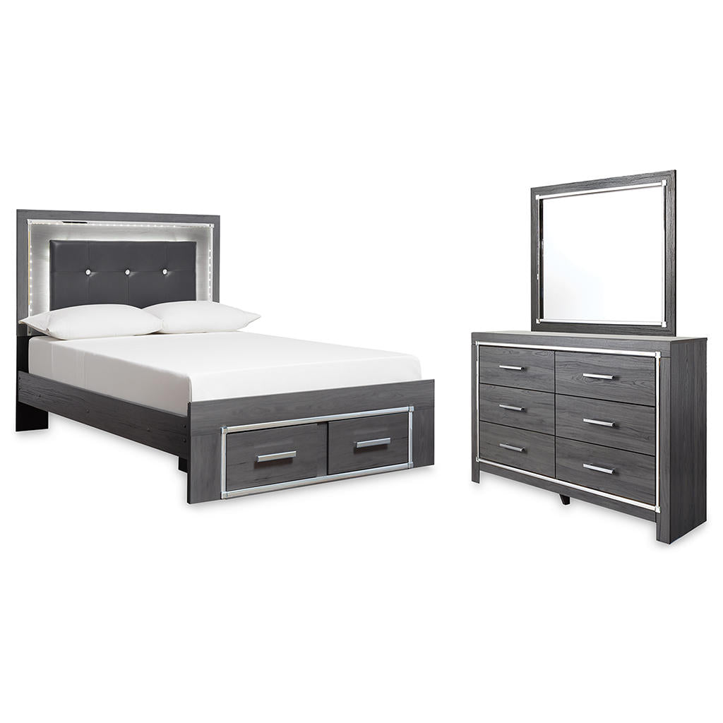 Lodanna Full Storage Bed, Dresser and Mirror Signature Design by Ashley® Uncategorized