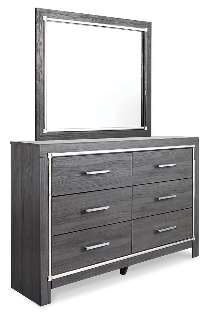 Lodanna Queen Upholstered Storage Bed, Dresser and Mirror Signature Design by Ashley® Bedroom