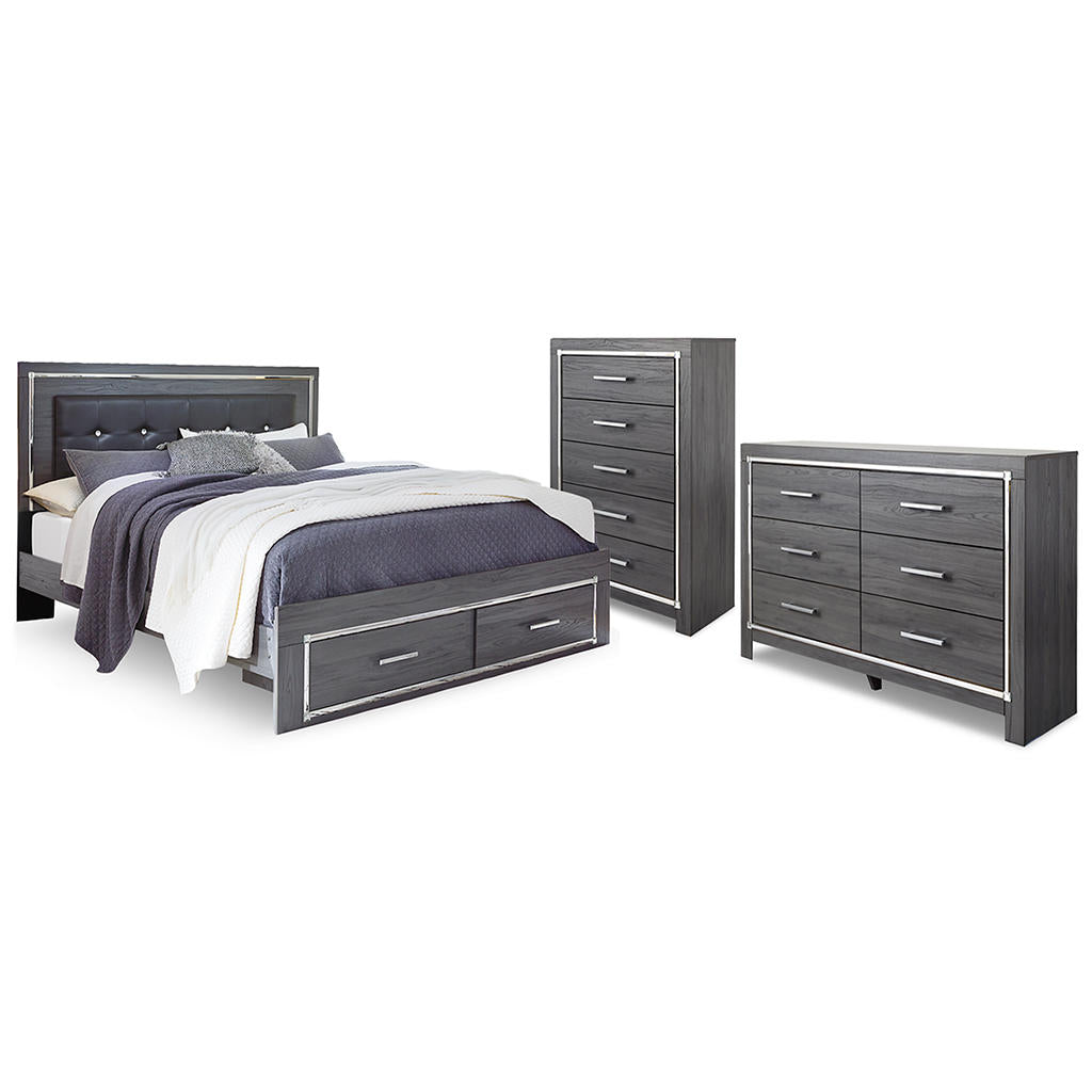Lodanna King Storage Bed, Dresser and Chest Signature Design by Ashley® Uncategorized