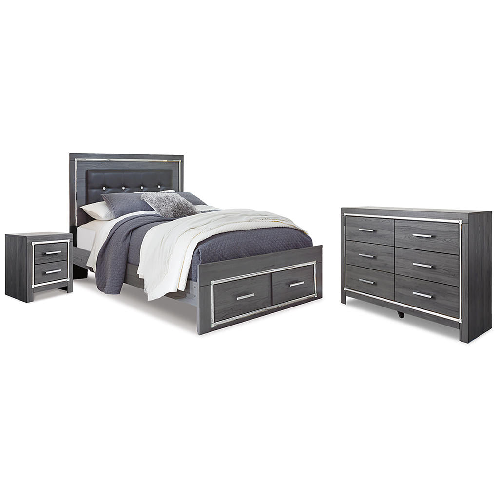 Lodanna Queen Storage Bed, Dresser and Nightstand Signature Design by Ashley® Uncategorized