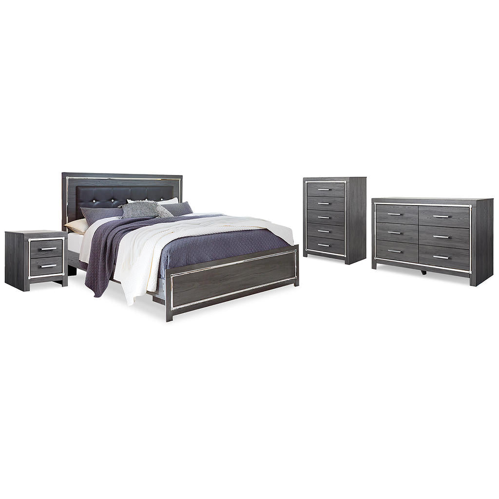 Lodanna King Upholstered Bed, Dresser, Chest and 2 Nightstands Signature Design by Ashley® Uncategorized