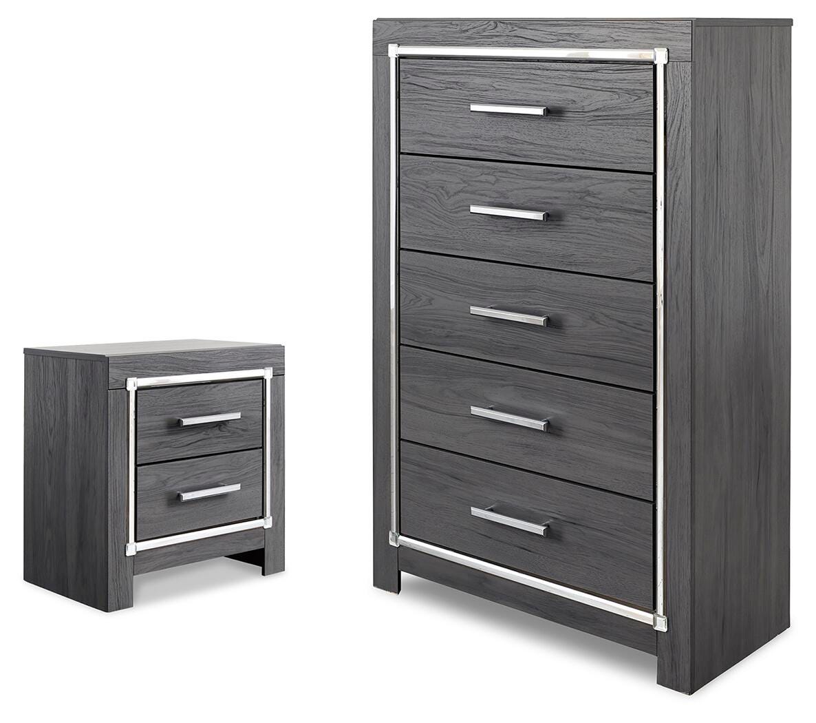 Lodanna Chest and Nightstand — 2-Piece Storage Set Signature Design by Ashley® Bedroom
