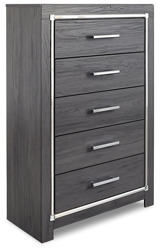 Lodanna Full Storage Bed, Chest and Nightstand