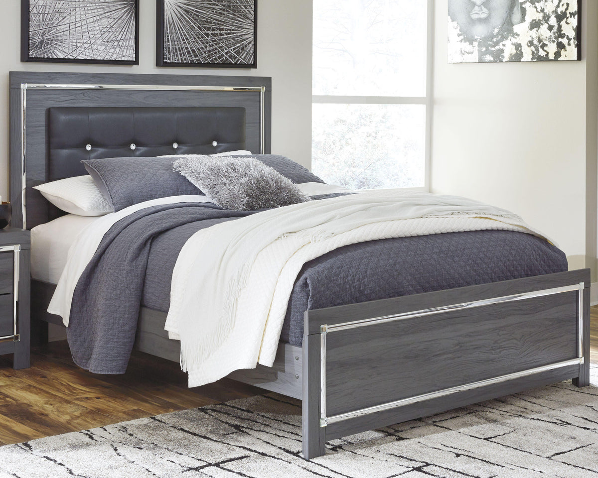 Lodanna Queen Upholstered Panel Bed, Dresser and Mirror Signature Design by Ashley® Bedroom