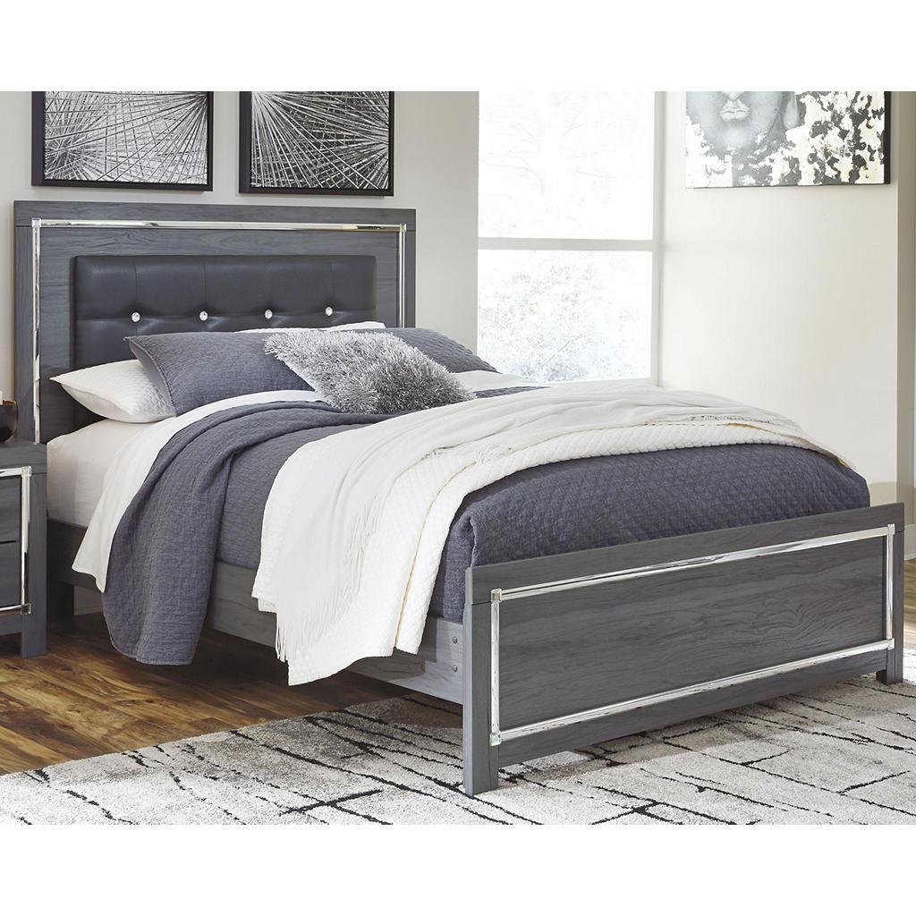 Lodanna Queen Panel Bed and Dresser Set — Gray LED Duo Signature Design by Ashley® Uncategorized