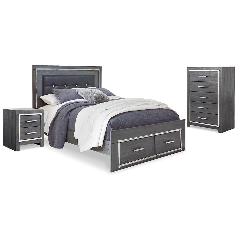 Lodanna Queen Storage Bed, Chest and Nightstand Signature Design by Ashley® Uncategorized