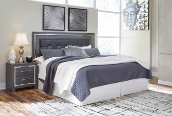 Lodanna King/Cal King Upholstered Panel Headboard — LED Gray Signature Design by Ashley® Bedroom