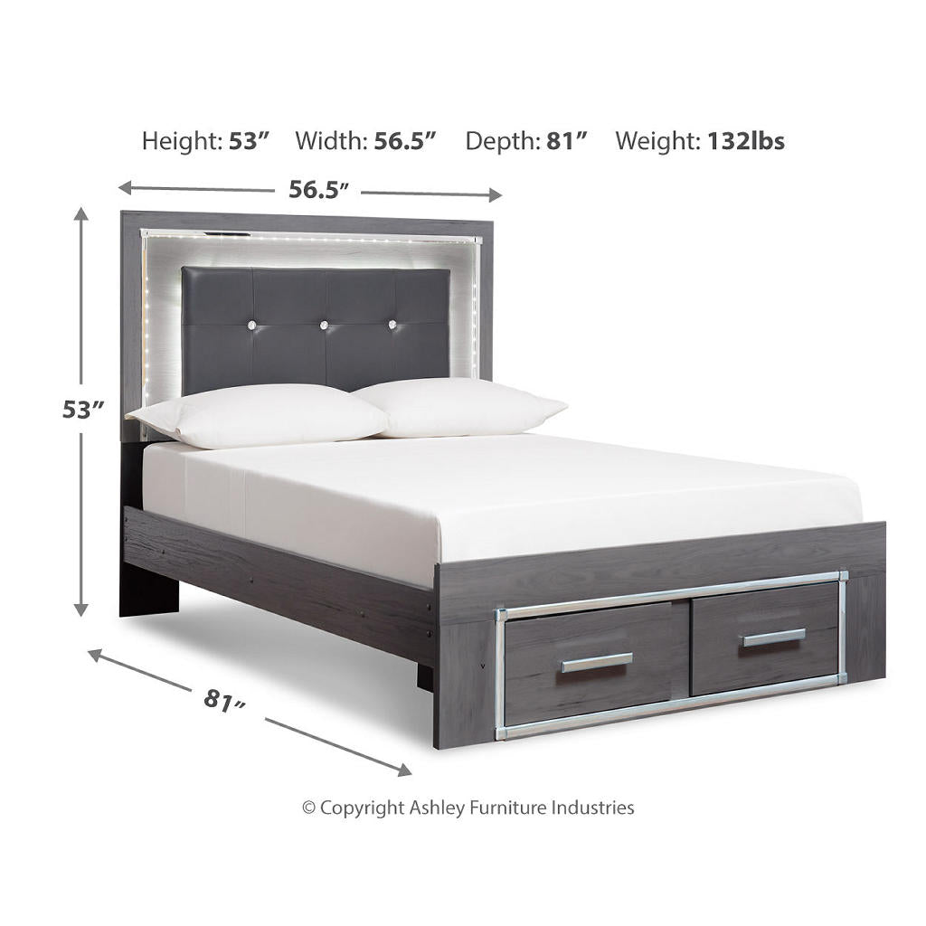 Lodanna Full Panel Bed with 2 Storage Drawers Signature Design by Ashley® Storage