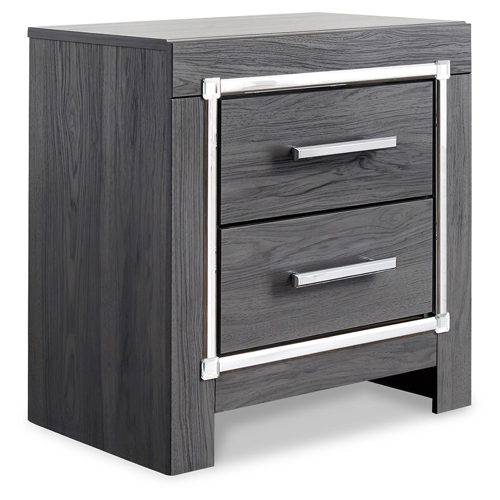 Lodanna Queen Storage Bed and Nightstand Set — Gray LED Pair Signature Design by Ashley® Uncategorized