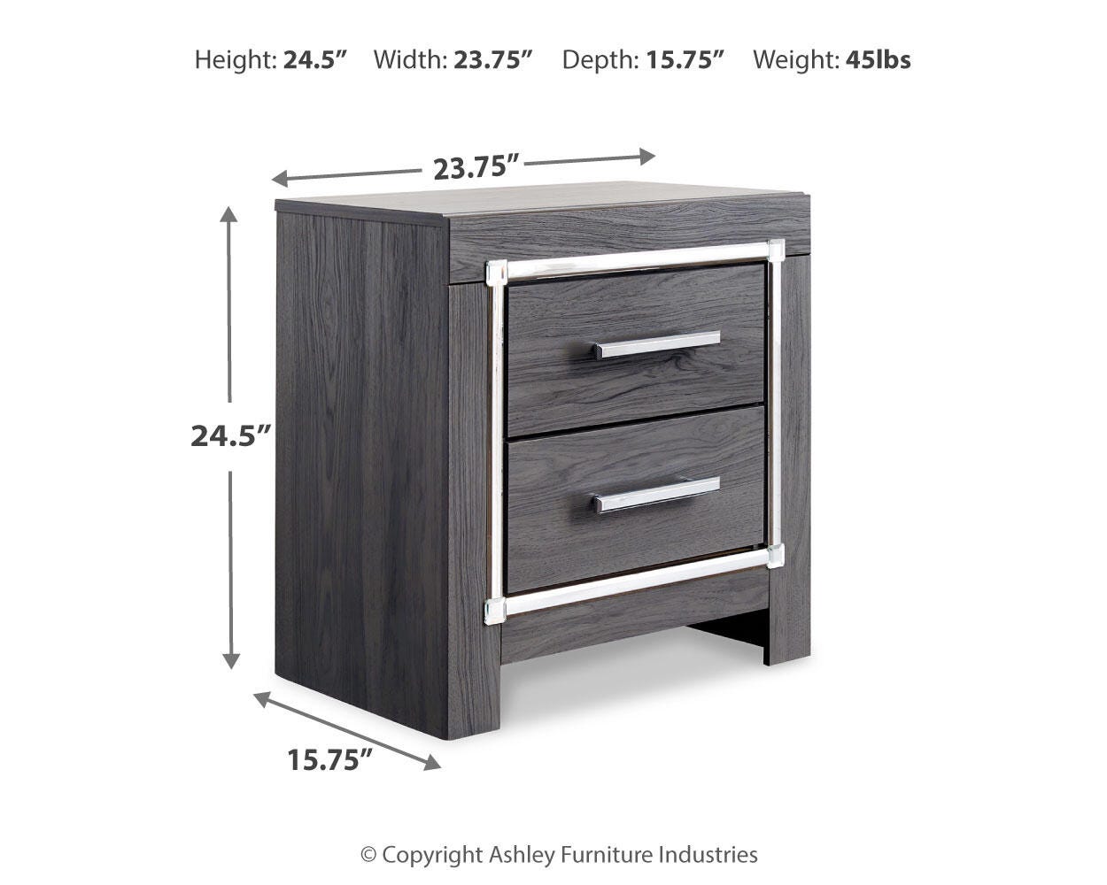 Lodanna Chest and Nightstand — 2-Piece Storage Set Signature Design by Ashley® Bedroom