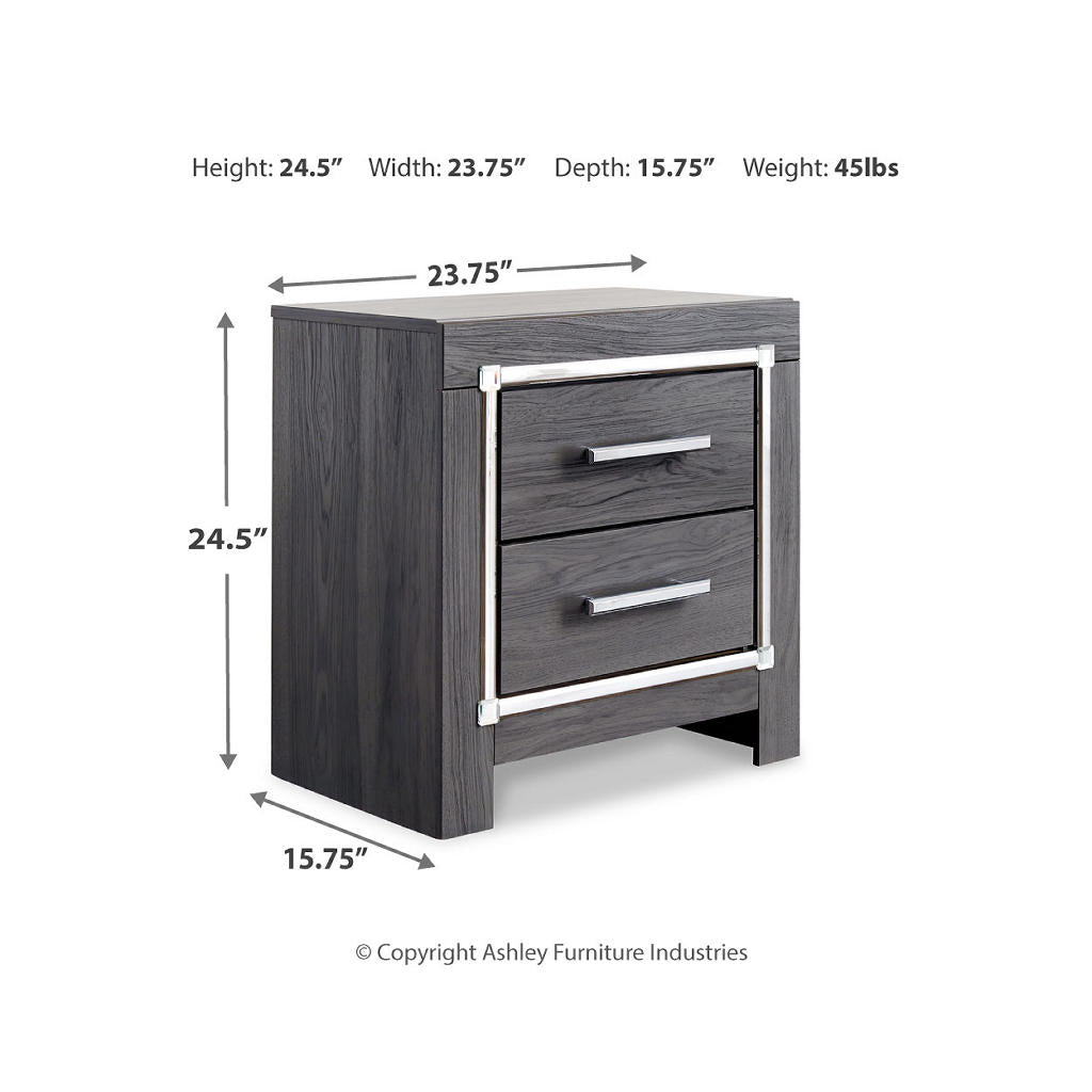Lodanna King Upholstered Storage Bed Suite — Mirrored Dresser Set Signature Design by Ashley® Uncategorized