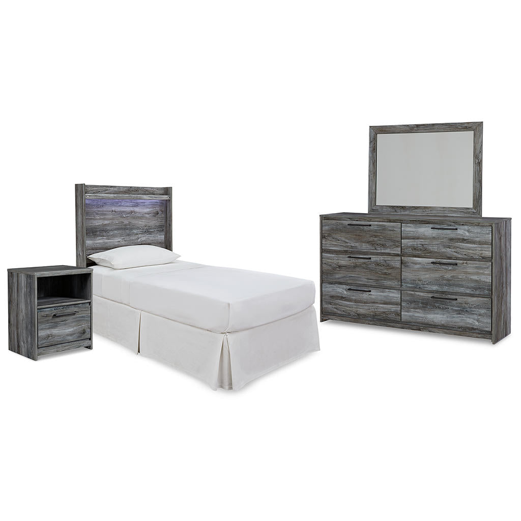 Baystorm Twin Panel Bed Headboard, Dresser, Mirror and Nightstand Signature Design by Ashley® Uncategorized