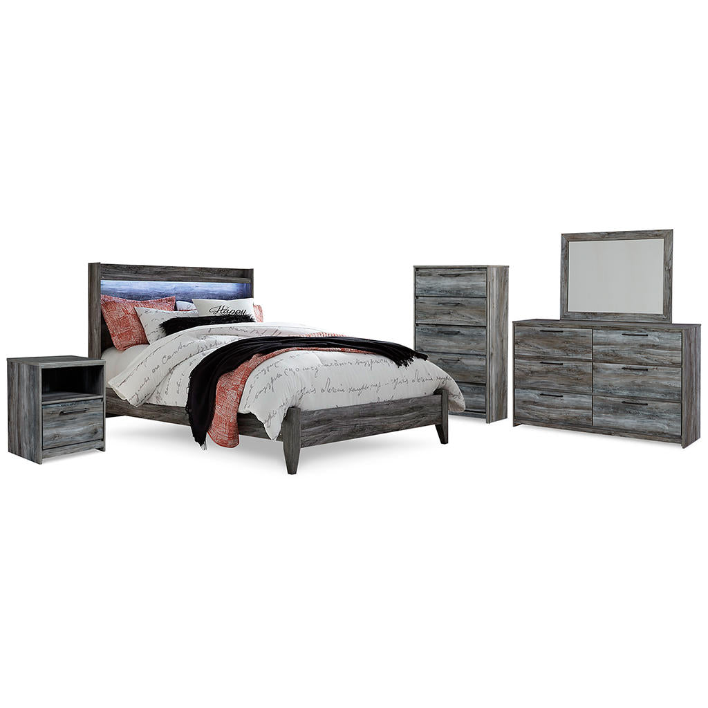 Baystorm Queen Panel Bed, Dresser, Mirror, Chest and Nightstand Signature Design by Ashley® Uncategorized