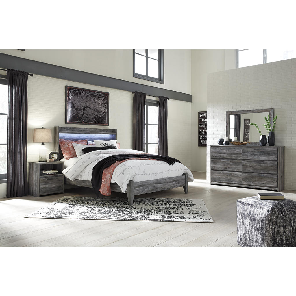 Baystorm Queen Panel Bed, Dresser, Mirror and Nightstand Signature Design by Ashley® Uncategorized