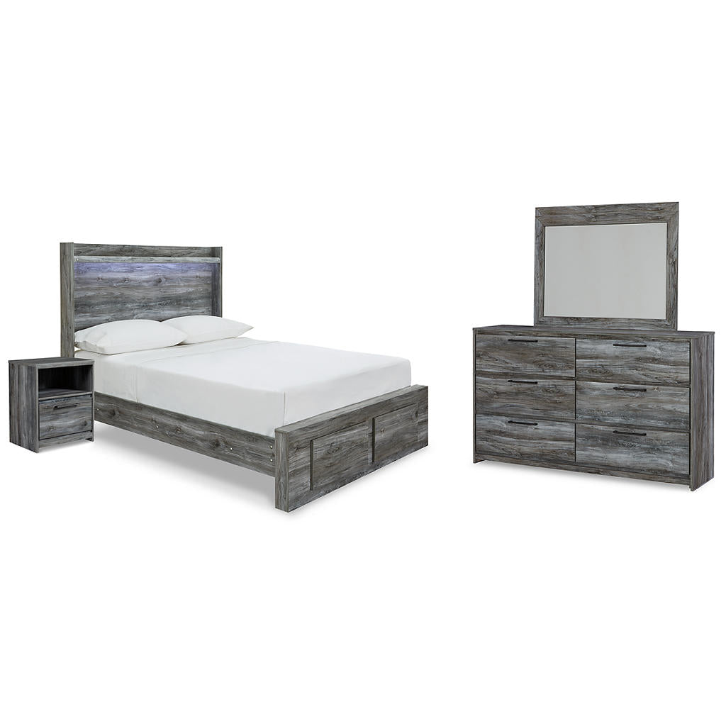 Baystorm Full Storage Bed, Dresser, Mirror and Nightstand Signature Design by Ashley® Uncategorized