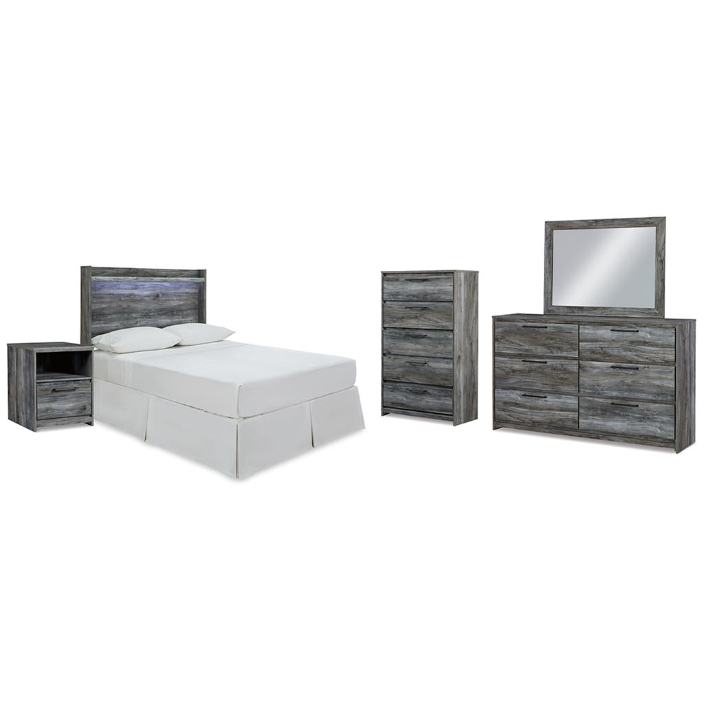 Baystorm Full Panel Headboard Bed. Dresser, Mirror, Chest and Nightstand Signature Design by Ashley® Uncategorized