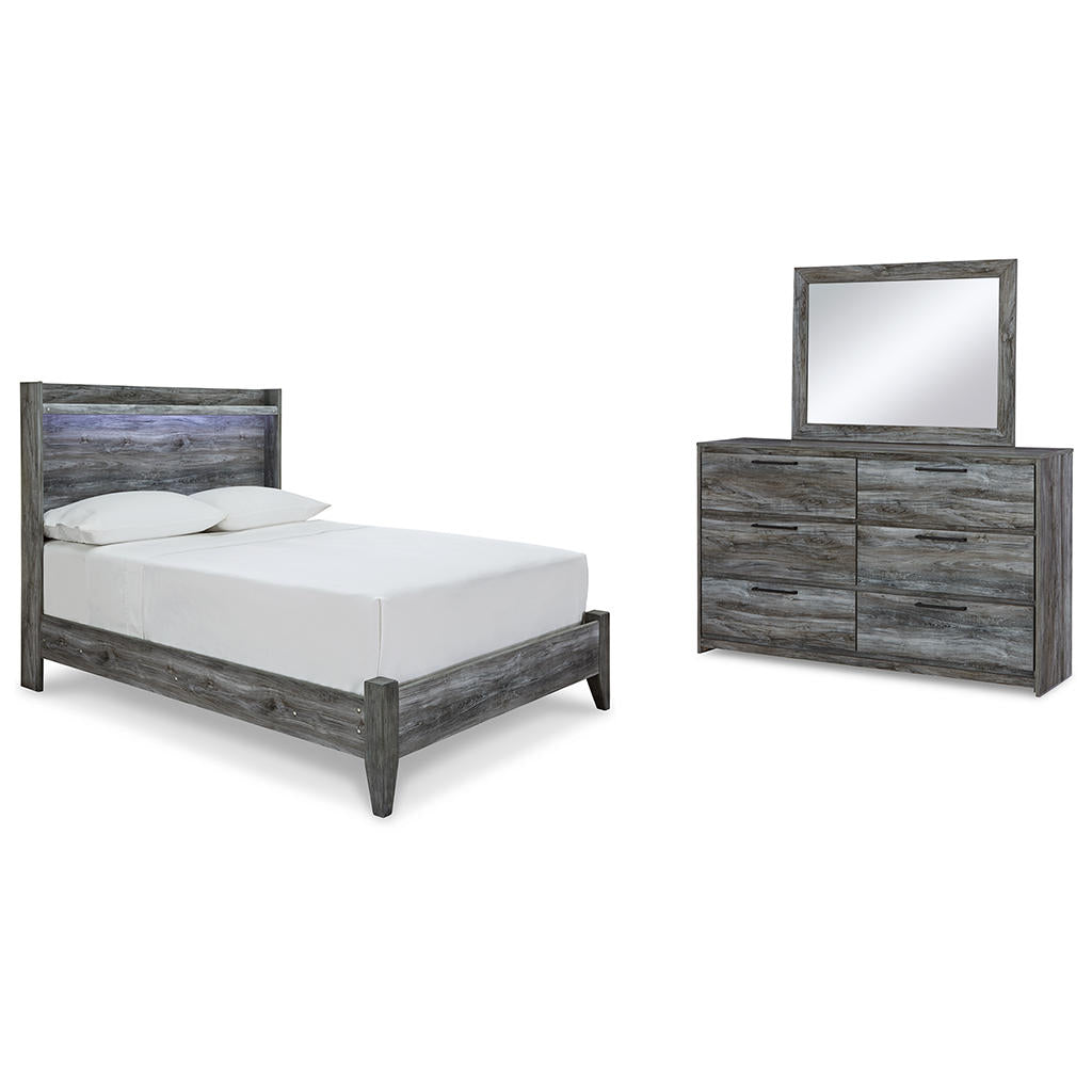 Baystorm Full Panel Bed, Dresser and Mirror Signature Design by Ashley® Uncategorized
