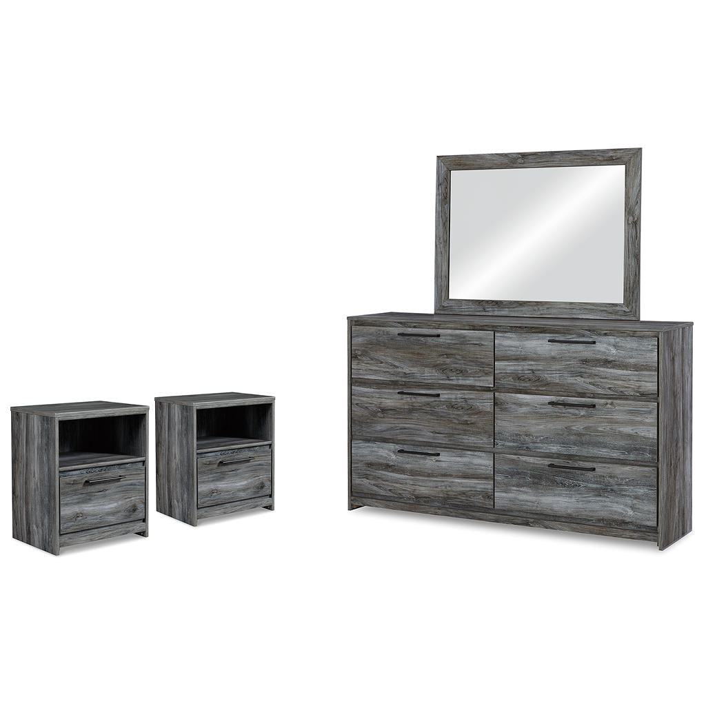 Baystorm Dresser, Mirror and 2 Nightstands Signature Design by Ashley® Uncategorized