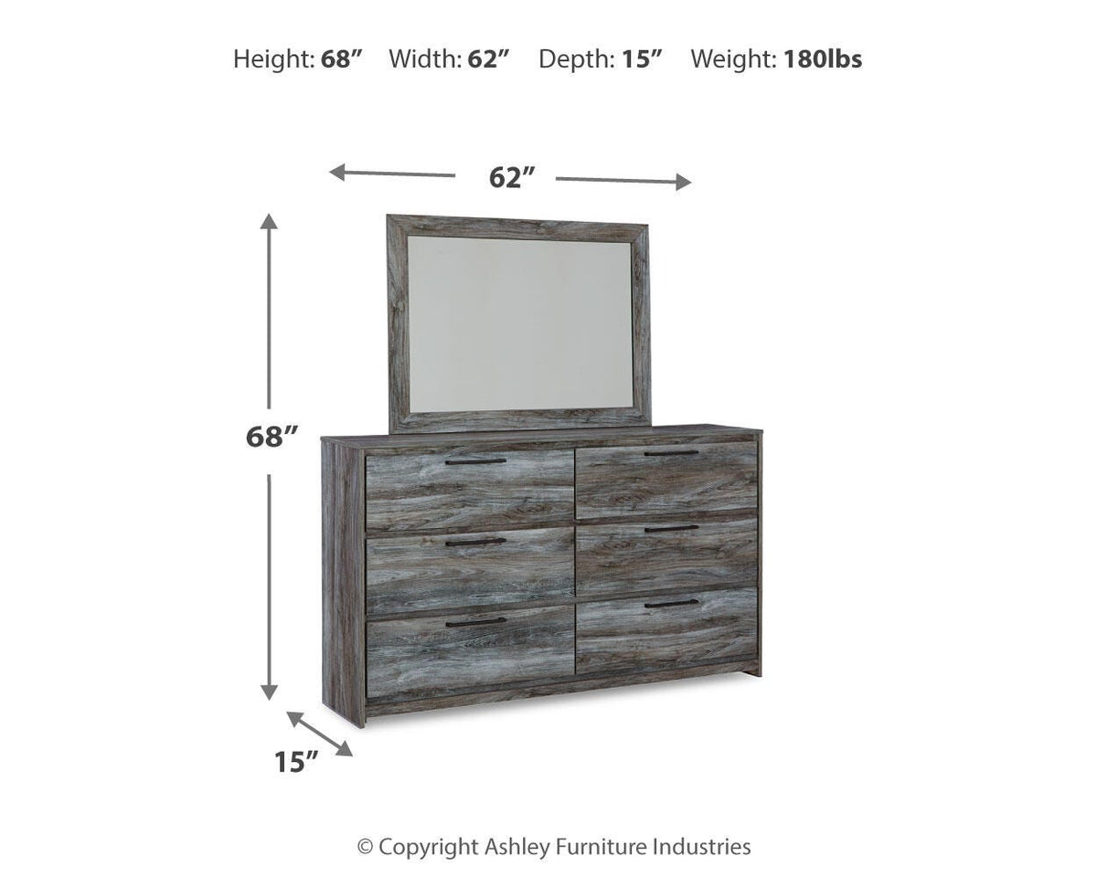 Baystorm King Panel Bed 5-Piece Set — Dresser, Mirror, Chest Signature Design by Ashley® Bedroom