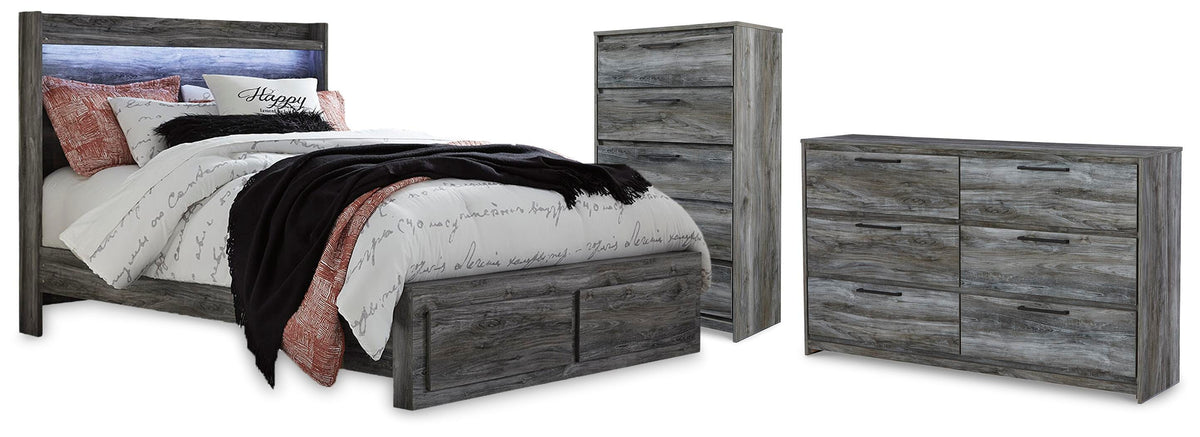 Baystorm Queen Storage Bed, Dresser and Chest — 3-Piece Set Signature Design by Ashley® Bedroom