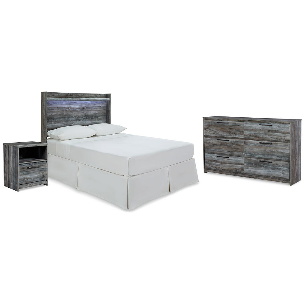 Baystorm Full Panel Headboard, Dresser and Nightstand Signature Design by Ashley® Uncategorized