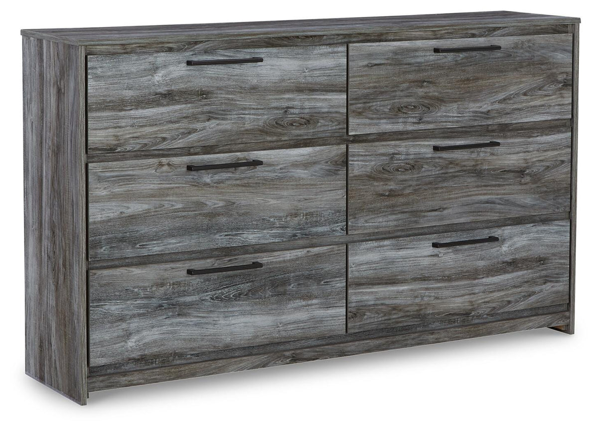 Baystorm Queen Panel Bed with Storage, Dresser and 2 Nightstands