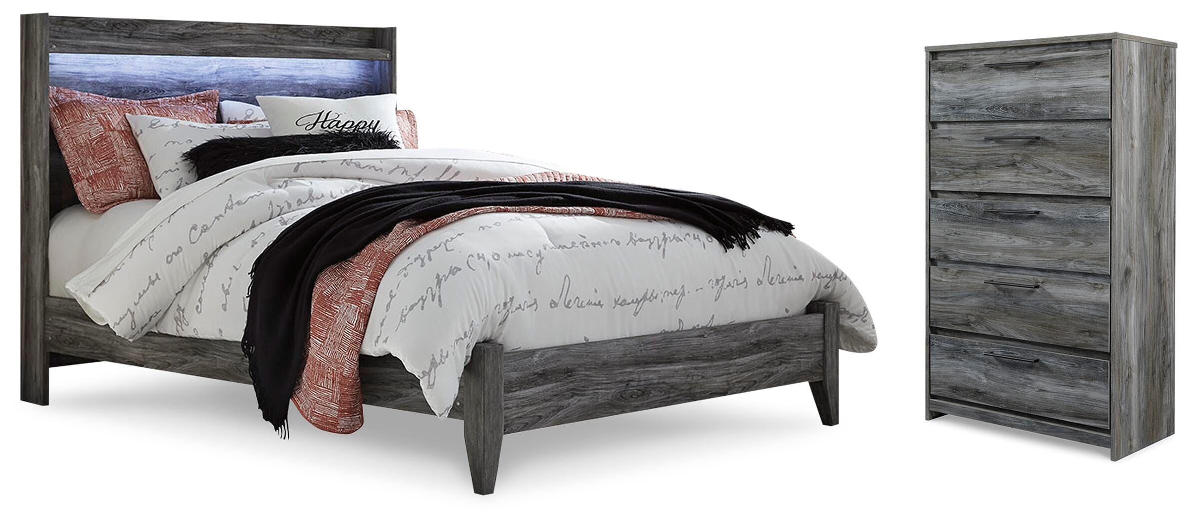 Baystorm Queen Panel Bed and Chest — 2-Piece Set Signature Design by Ashley® Bedroom