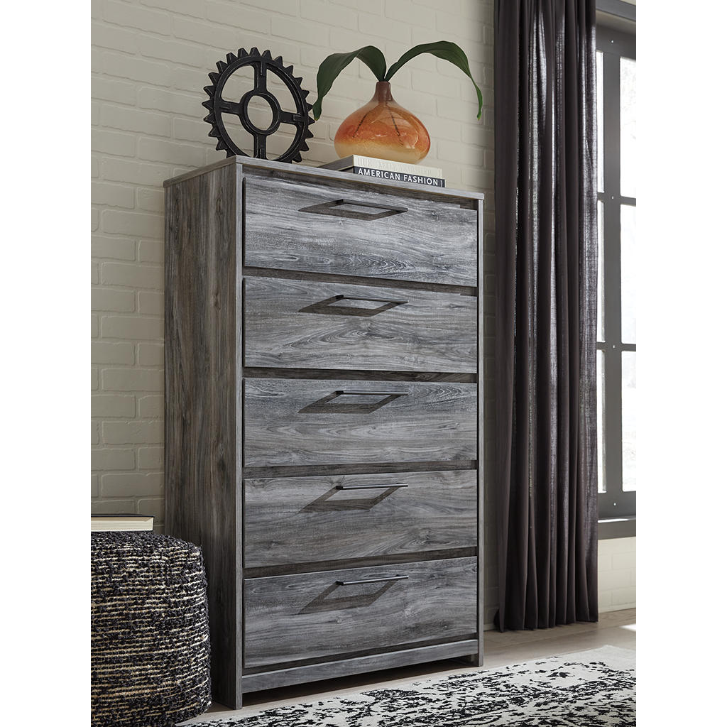 Baystorm King Storage Bed, Dresser, Mirror, Chest and 2 Nightstands Signature Design by Ashley® Uncategorized