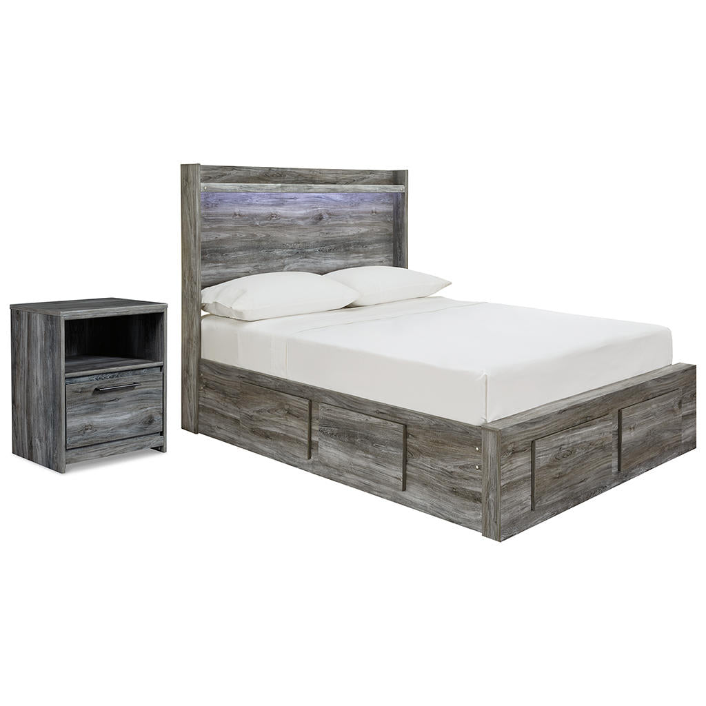 Baystorm Full Panel Storage Bed and Nightstand Signature Design by Ashley® Uncategorized