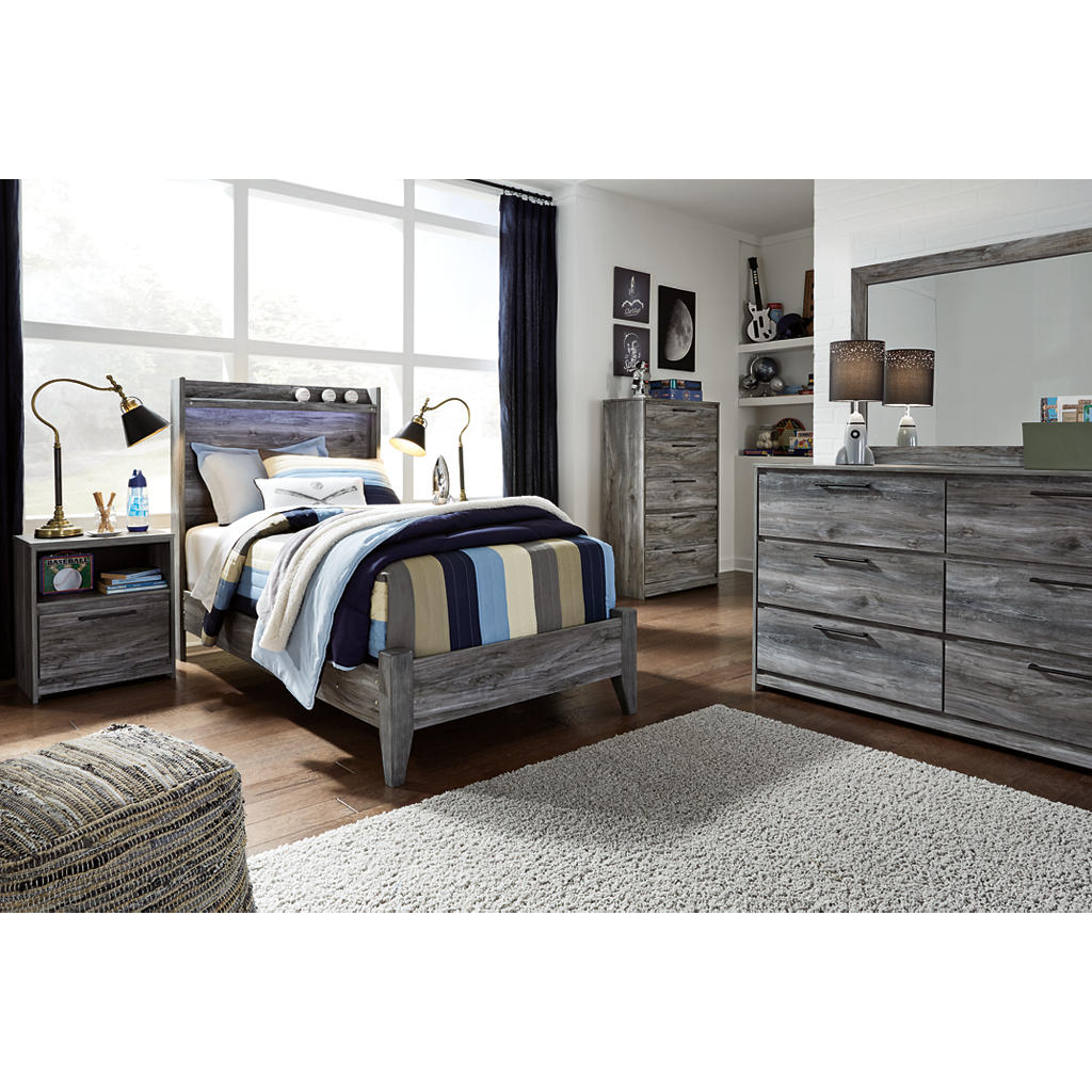 Baystorm Twin Panel Bed, Dresser and Nightstand Signature Design by Ashley® Uncategorized