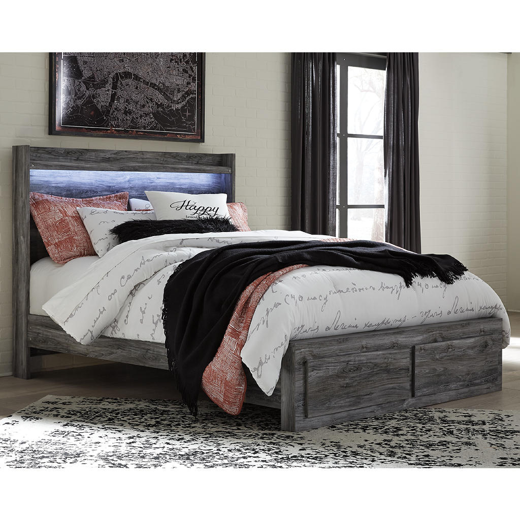 Baystorm Queen Panel Storage Bed and 2 Nightstands Signature Design by Ashley® Uncategorized