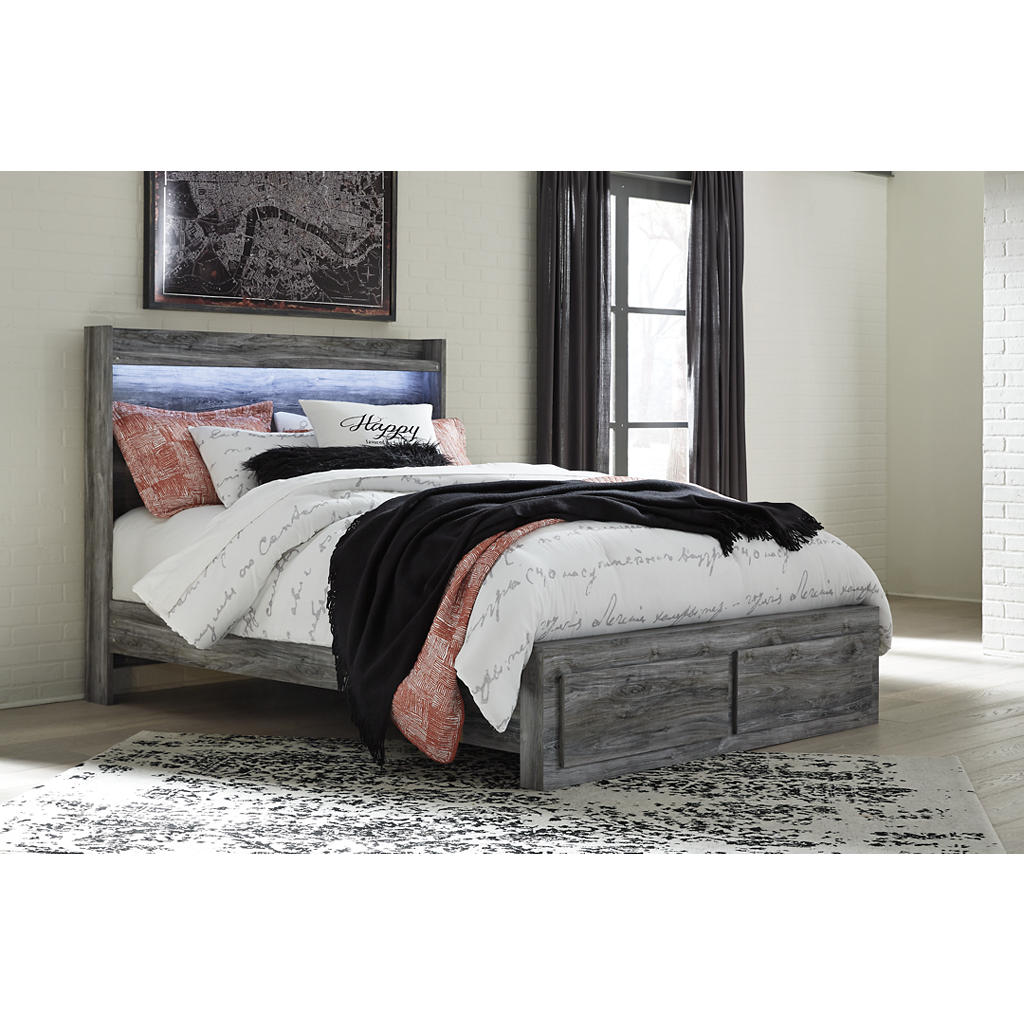 Baystorm Queen Panel Storage Bed and Nightstand Signature Design by Ashley® Uncategorized