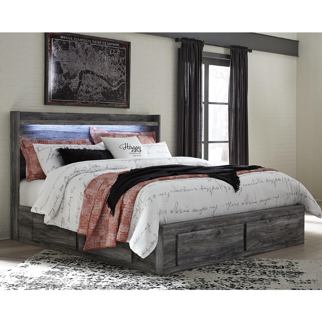 Baystorm King Storage Bed, Dresser, Mirror, Chest and Nightstand Signature Design by Ashley® Uncategorized
