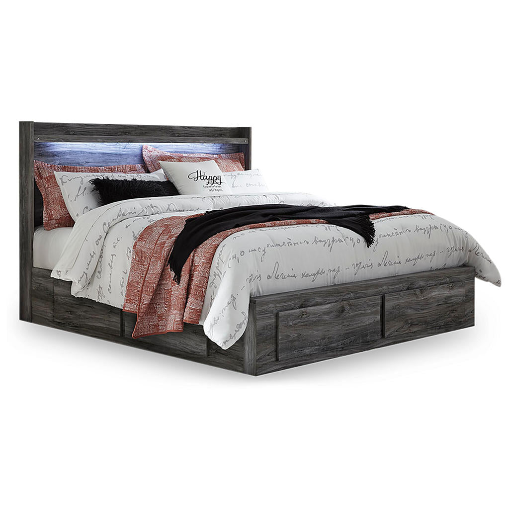 Baystorm King Storage Bed, Dresser, Mirror, Chest and 2 Nightstands Signature Design by Ashley® Uncategorized