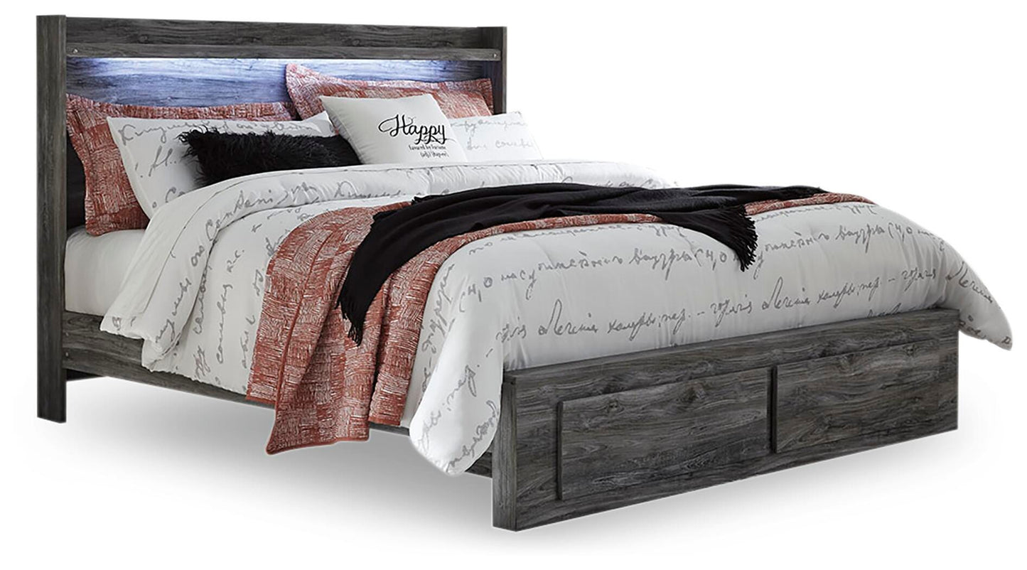 Baystorm King Panel Storage Bed, Chest and 2 Nightstands