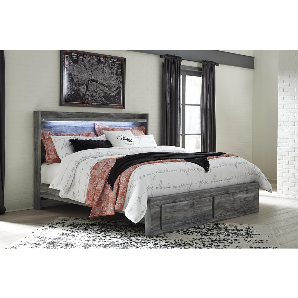 Baystorm King Storage Bed, Dresser and 2 Nightstands Signature Design by Ashley® Uncategorized