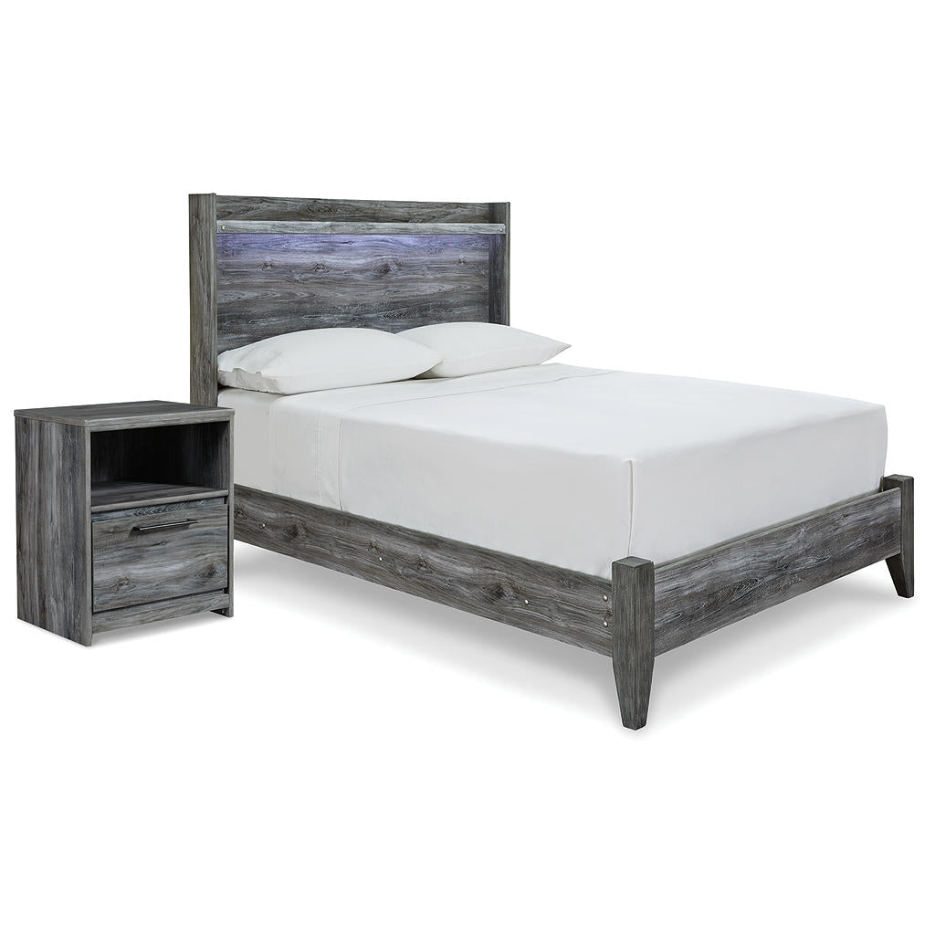 Baystorm Full Panel Bed and Nightstand Signature Design by Ashley® Uncategorized