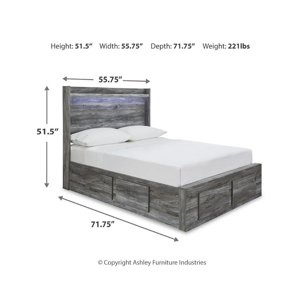 Baystorm Bedroom Set (B70) — Full panel storage bed, dresser, and mirror Signature Design by Ashley® Uncategorized