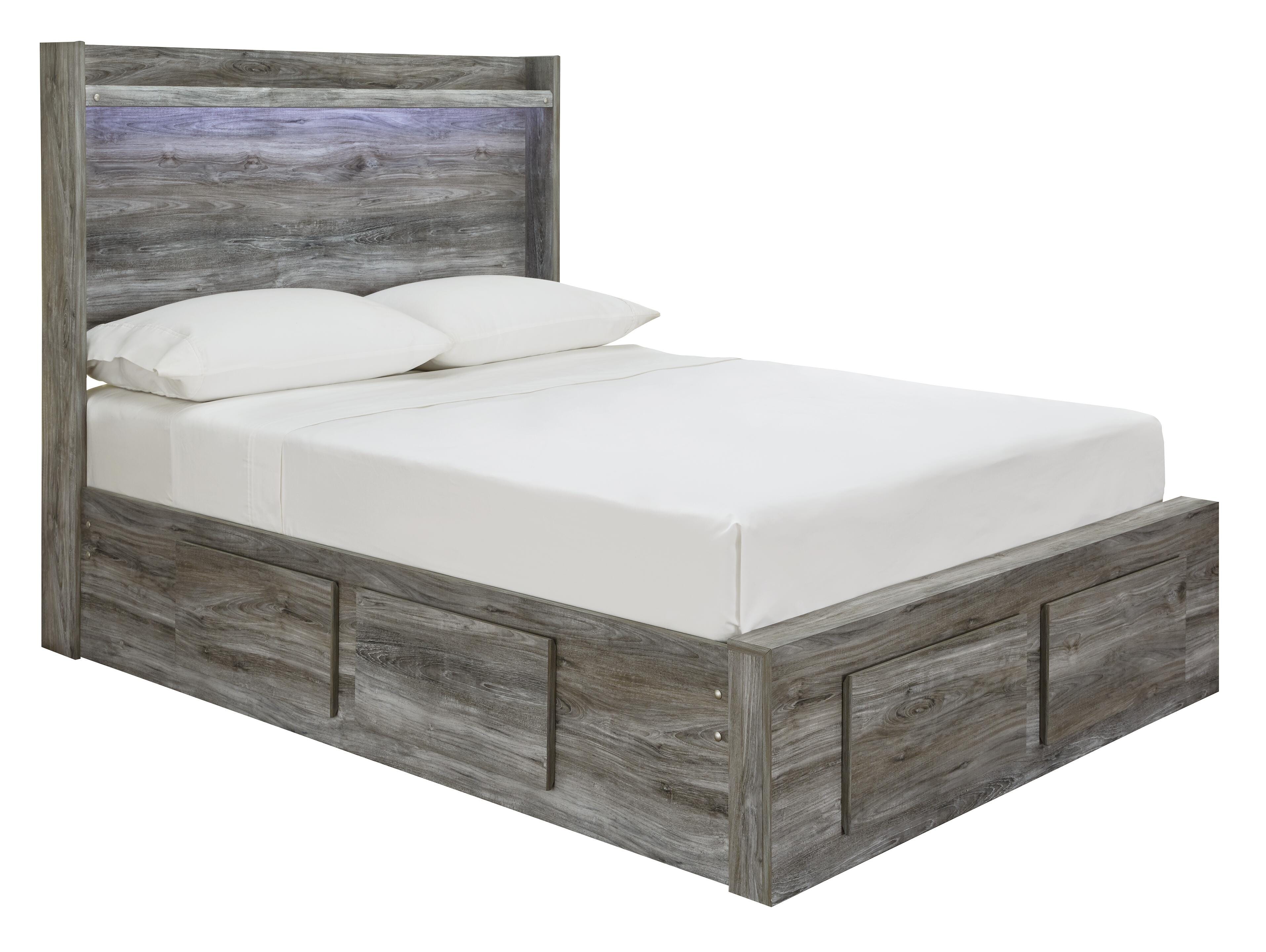 Baystorm Full Storage Bed and Chest — Gray, Double Underbed Signature Design by Ashley® Bedroom