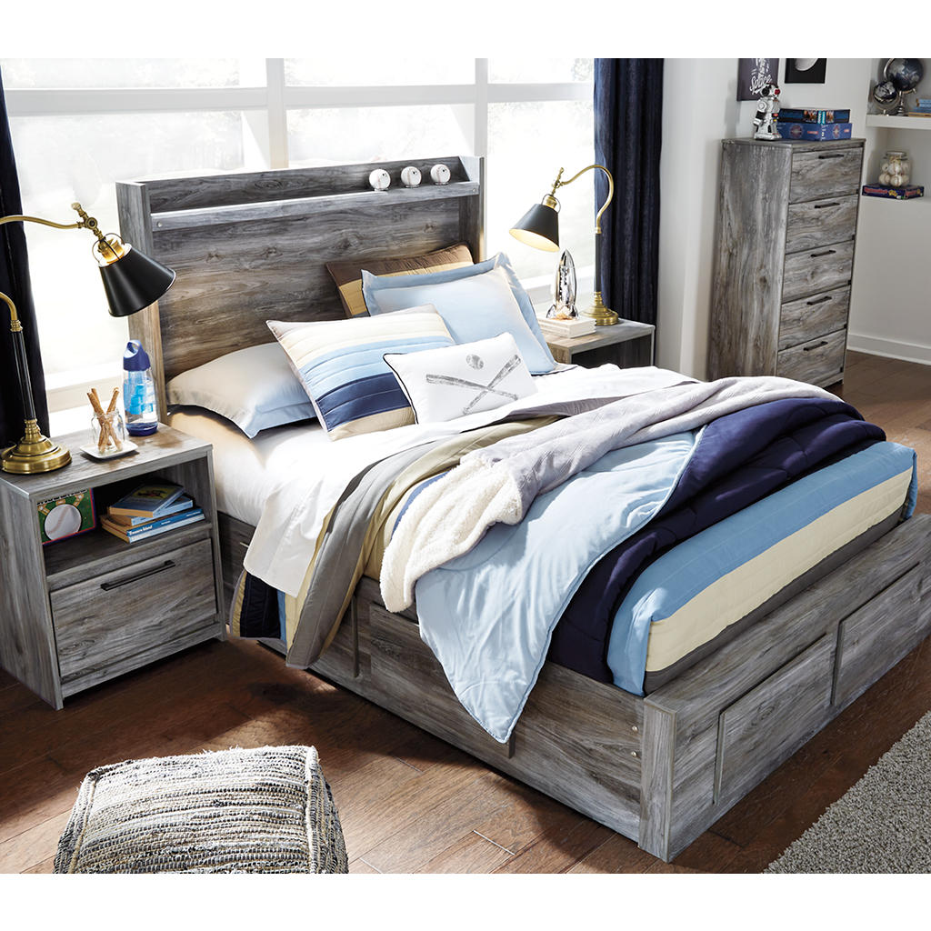 Baystorm Full Panel Bed with 6 Storage Drawers Signature Design by Ashley® Storage